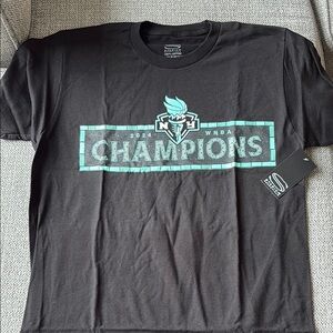 New York Liberty 2025 WNBA Champions Black T-Shirt - Size M